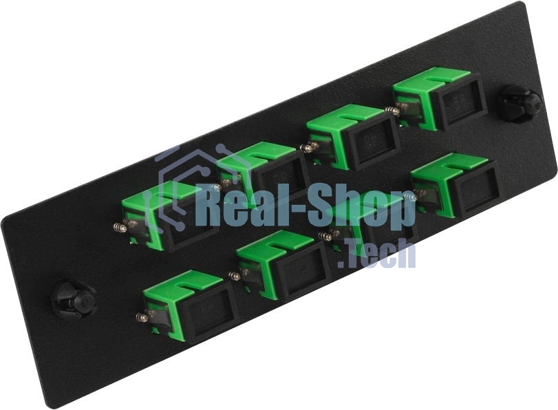 Адаптерная панель для кроссов LAN-FOBM с 8 симплексными адаптерами SC/OS2