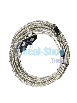 Кабель-адаптер VCOM VUS7049-20M USB2.0-repeater, удлинительный активный <Am-->Af 20м