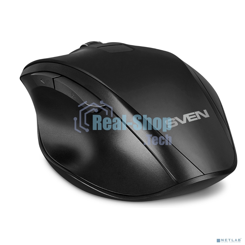 Мышь беспроводная SVEN RX-525SW черная (бесшумн. кл., 5+1кл. 600-1400DPI, Soft-touch, блист.)