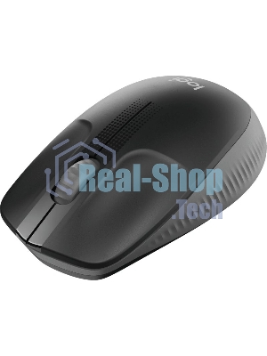Мышь беспроводная Logitech M190 черный, 1000 dpi, радиоканал, USB, кнопки - 3