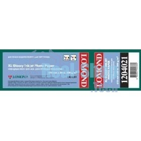 Бумага Lomond XL Glossy Paper, ролик 610мм х50 мм, 200 г/м2, 30 метров.