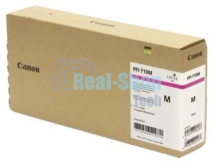 Картридж струйный Canon PFI-710 M 2356C001 пурпурный (700 мл) для Canon TX-2000/TX-3000/TX-4000