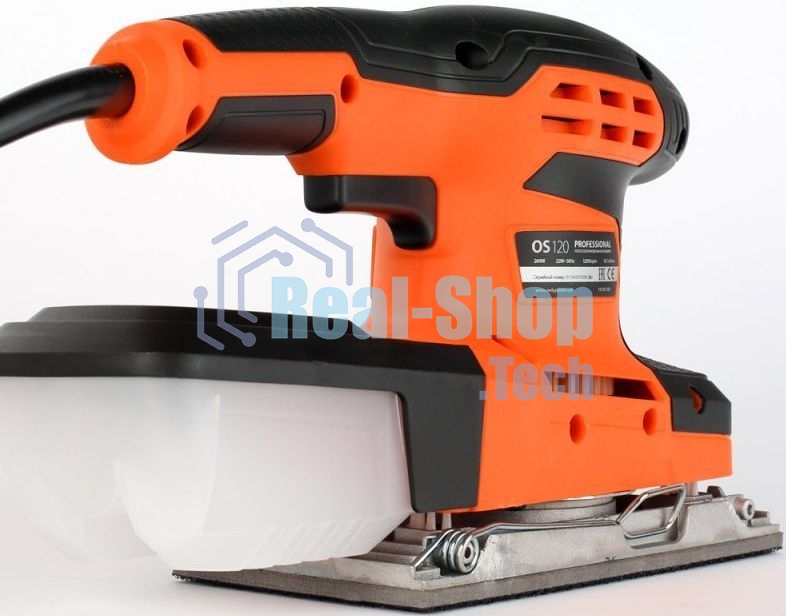 Вибрационная шлифовальная машина PATRIOT OS 120260 Вт, частота колебаний платформы 12 000 1/мин