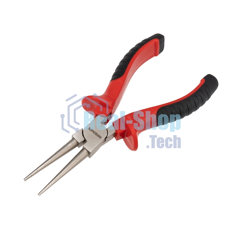 Круглогубцы Rexant 160 мм никелированные, двухкомпонентные рукоятки