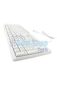 Клавиатура проводная Gembird KB-8430M, USB, белый