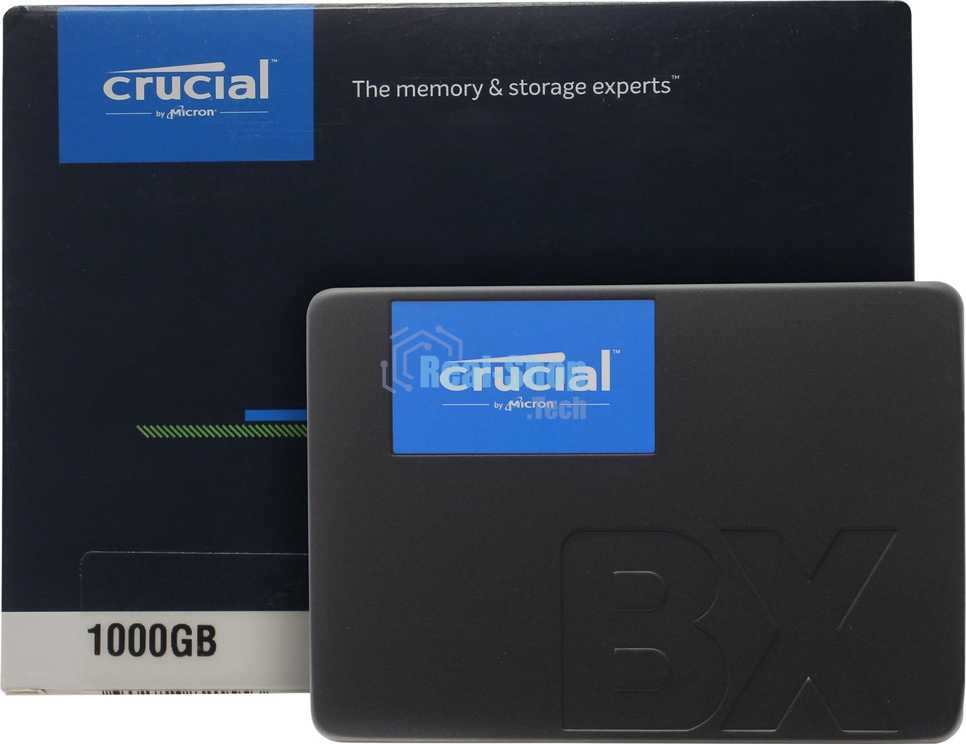 Накопитель SSD Crucial BX500, 1Tb, SATA III, 2.5