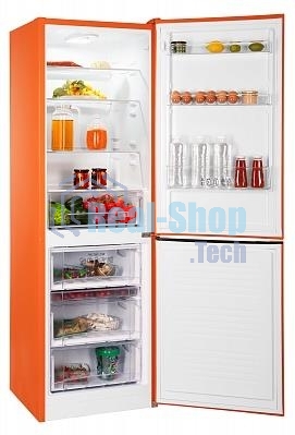 Холодильник Nordfrost NRB 152 Or оранжевый двухкамерный 205/115л морозилка снизу