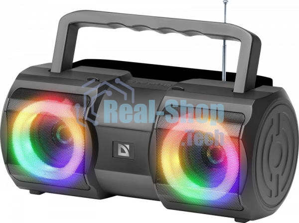 Акустическая система Defender Beatbox 20 черный Мощность звука 20 Вт да 1 кг