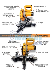 Торцовочная пила Вихрь ПТ-210ПЛ
