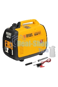 Генератор инверторный Denzel GT-1200iS, 1,2 кВт, 230 В, бак 2,4 л, закрытый корпус, ручной старт