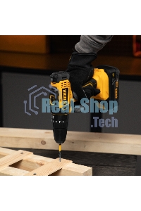 Дрель-шуруповерт аккумуляторная Denzel CID-18-0, 18В, Без АКБ и ЗУ, Ударная, Кейс