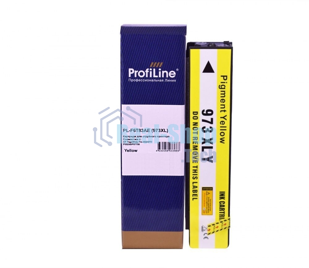 Картридж струйный ProfiLine PL-F6T83AE (№973XL) для принтеров HP PageWide Pro 452/477/P55250/P57750 с чернилами Yellow