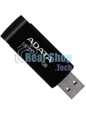 Флешка USB ADATA UC310 (UC310-256G-RBK), 256Gb, USB 3.2 Gen1, R/W 100/30, черный
