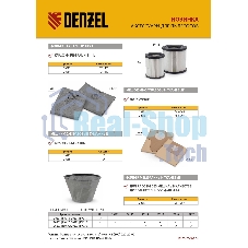 Фильтр каркасный-складчатый HEPA для пылесосов Denzel RVC20, RVC30, LVC20, LVC30