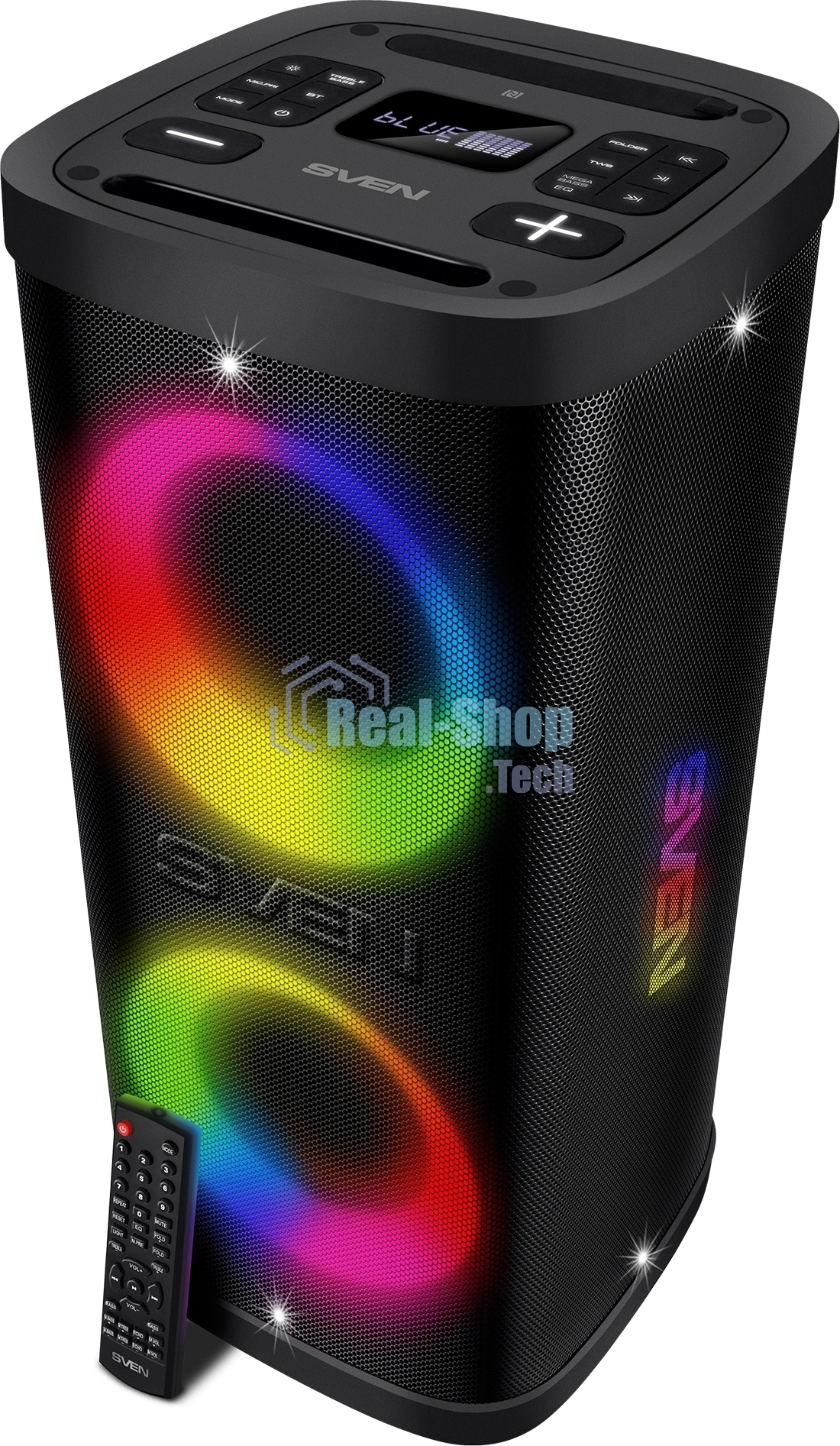 Мобильные колонки SVEN PS-950 2.0 черные 2x80 W Bluetooth