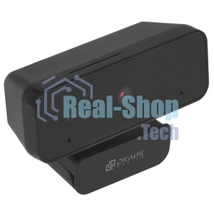 Веб-камера OKLICK OK-C21FH 1920x1080, 30 кадр/с, USB, микрофон (шумоподавление), крепление на мониторе