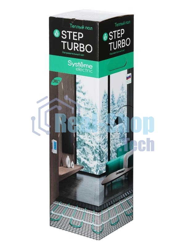 Теплый пол (мат нагревательный) STEP TURBO STM200010, 200 Вт/м2, 200 Вт, 1 м2