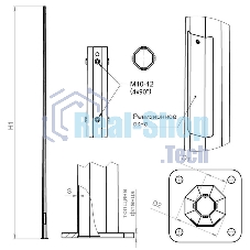 Опора ОГК-6 верх 75 оцинк. Пересвет В00000171