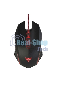 Мышь проводная Patriot Viper V530 черный, 4000 dpi, USB, кнопки - 7