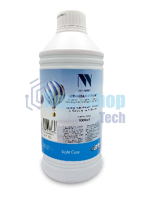 Чернила NVPrint универсальные на водной основе NV-INK1000ULC для аппаратов Сanon/Epson/НР/Lexmark (1000 мл) Light Cyan