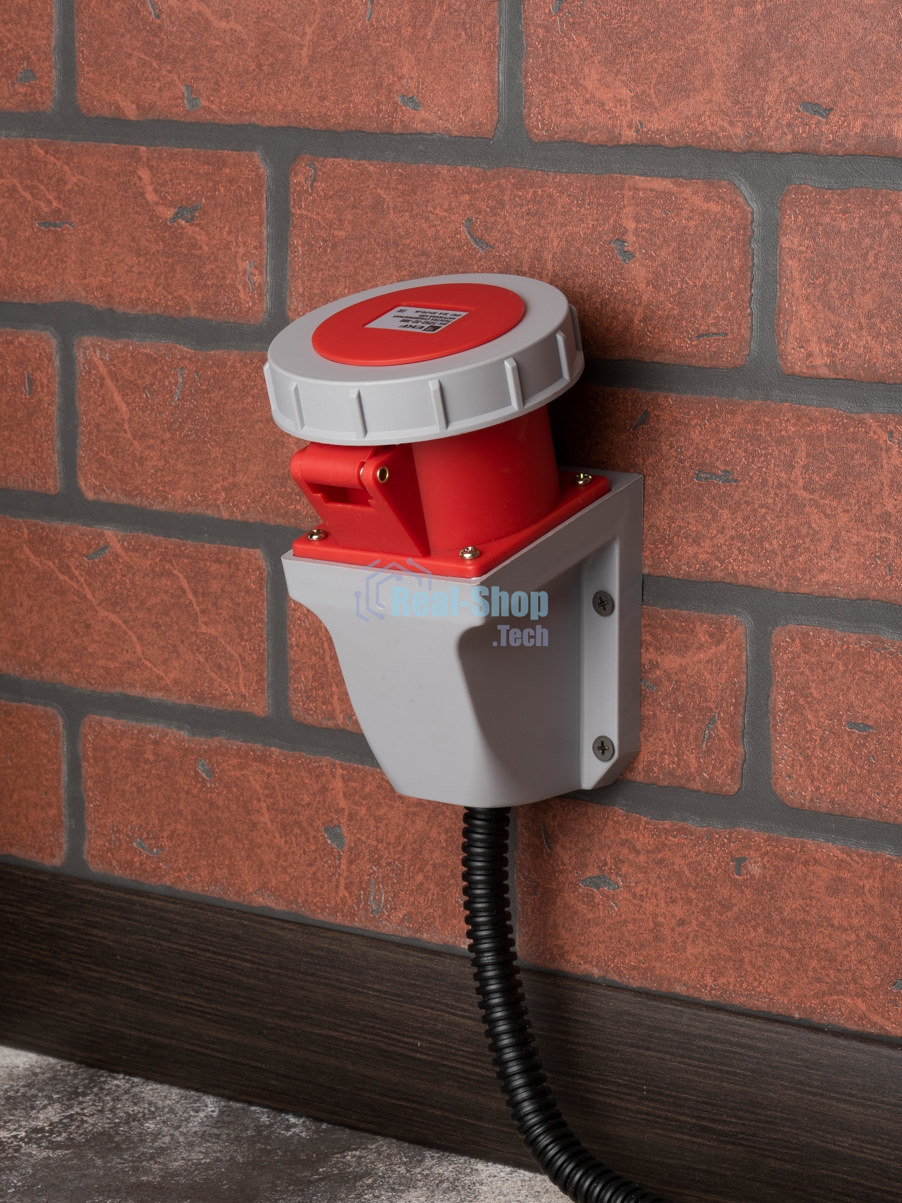 Розетка стационарная наружная 1252 3Р+РЕ+N 32А 380В IP67 PROxima EKF ps-1252-32-380