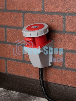 Розетка стационарная наружная 1252 3Р+РЕ+N 32А 380В IP67 PROxima EKF ps-1252-32-380