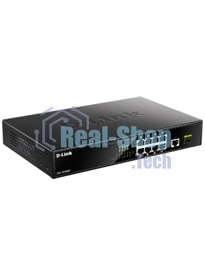 Коммутатор D-Link DGS-1010MP/A1A, 9×1 Гбит/с + 1×1 Гбит/с SFP, неуправляемый