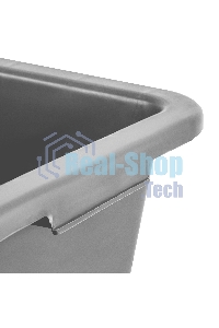 Таз прямоугольный Matrix строительный усиленный, 80 л