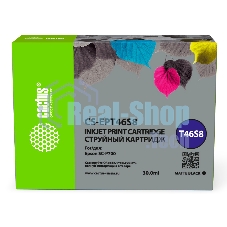Картридж струйный Cactus CS-EPT46S8 (T46S8) черный пигментный (30 мл) для Epson SureColor SC-P700 Картридж струйный Cactus CS-EPT46S8 (T46S8) черный пигментный (30 мл) для Epson SureColor SC-P700