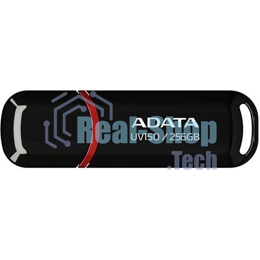 Флешка USB ADATA UV150 (AUV150-256G-RBK), 256Gb, USB 3.0, R/W 100/30, черный