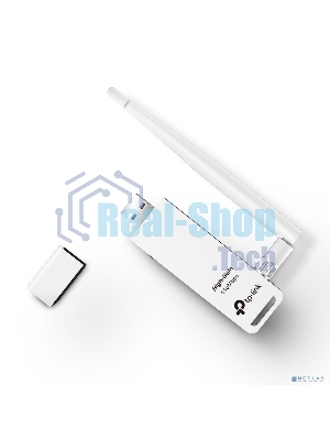 Адаптер TP-Link SOHO TL-WN722N 150Mbps High Gain Wireless N USB Adapter with Cradle, 1T1R, 2.4GHz, 802.11n/g/b, 1 detachable antenna