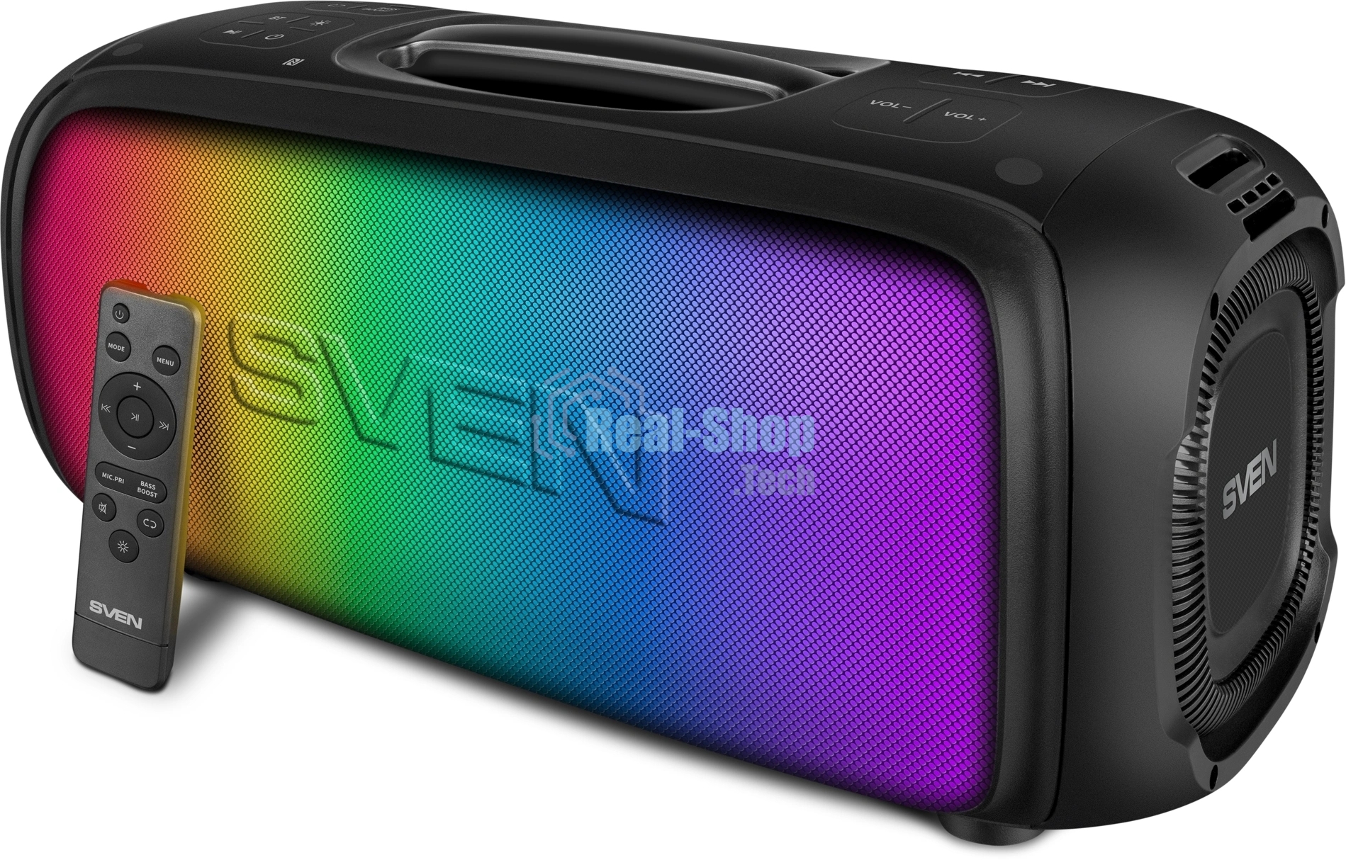 Портативная колонка Sven PS-860 черный 100W 1.0 BT/3.5Jack 5400mAh (SV-022518)