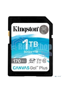 Флеш карта Kingston 1Tb SDXC Canvas Go Plus 170R C10 UHS-I U3 V30/Kingston 1Tb SDXC Canvas Go Plus 170R C10 UHS-I U3 V30