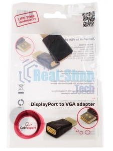 Переходник DisplayPort - VGA Cablexpert A-DPM-VGAF-01, 20M/15F, пакет
