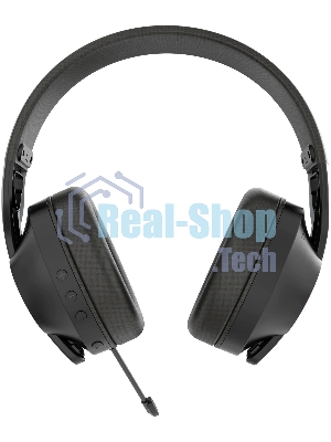 Гарнитура Acer OHR400 чёрный, беспроводная + проводная, USB/mini jack 3.5 мм, до 45 ч, подсветка