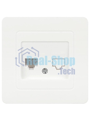 Розетка  7-303-01 Style информационная RJ45, СУ, белый  | Б0060649 | Intro