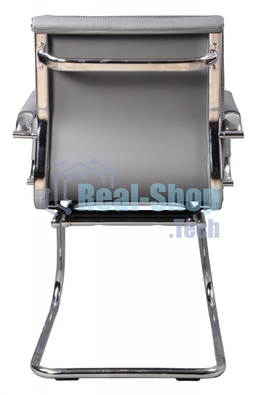 Кресло компьютерное Бюрократ CH-993-Low-V/grey серый, низкая спинка, искусственная кожа