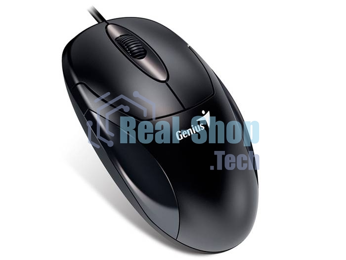 Мышь проводная Genius XScroll V3 черный, 1000 dpi, USB, кнопки - 3