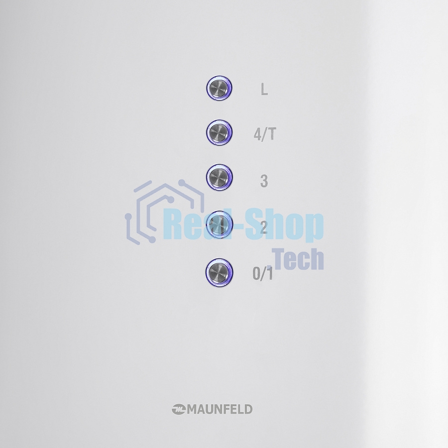 Вытяжка островная Maunfeld Lee Isla 39 белый, 38 см, 1000 куб. м/ч, 52 дБ