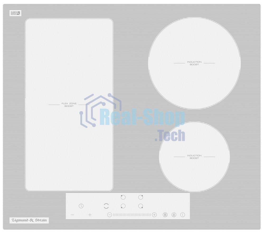 Индукционная варочная панель стеклокерамическая Zigmund & Shtain CI 34.6 W