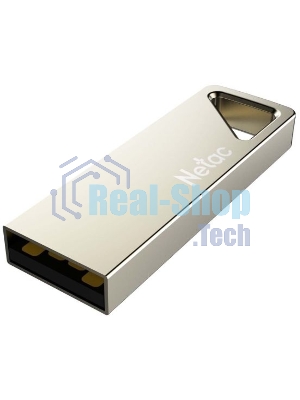 Флешка USB Netac U326 (NT03U326N-064G-20PN), 64Gb, USB 2.0, R/W 50/15, серебристый