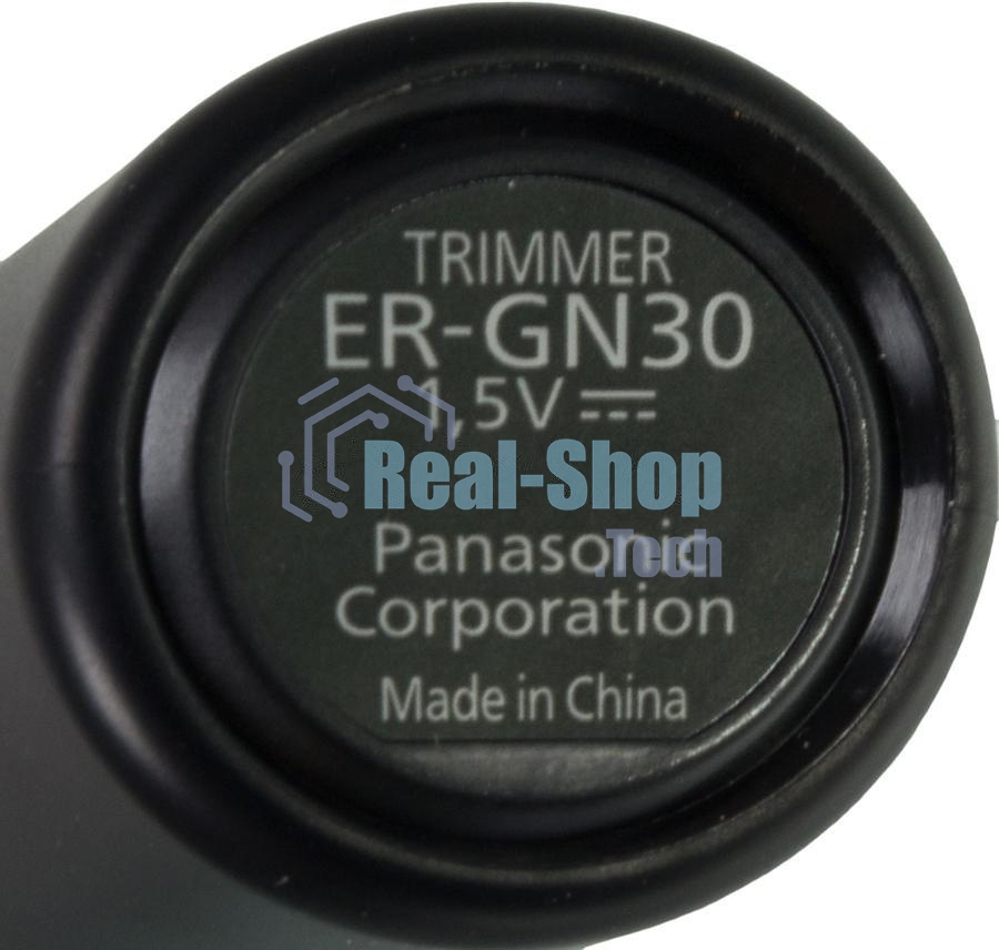 Триммер Panasonic ER-GN30-K черный/серебристый (насадок в компл:1шт)