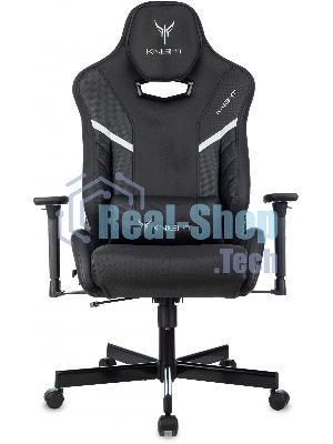 Кресло Knight Thunder 5X черный, экокожа, 120 кг, механизм качания
