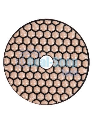 Алмазный гибкий шлифовальный круг Matrix, 100 мм, P 100, сухое шлифование, 5 шт.
