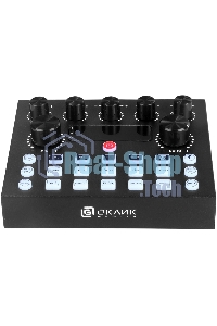 Микрофон проводной Оклик SM-600G 2.5м черный