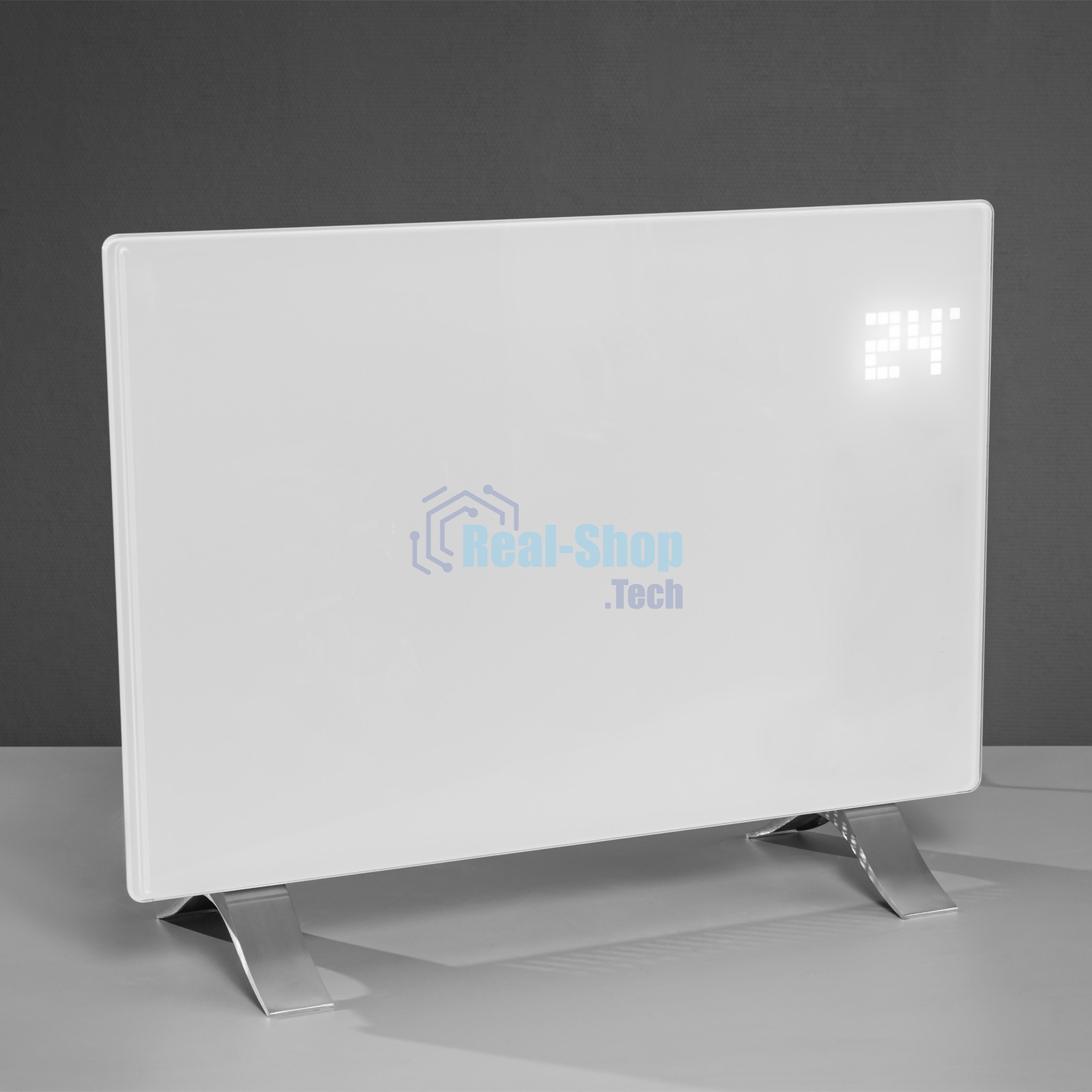 Конвектор Denzel OptiPrime-1500 белый, 1500 Вт, 20 м2, термостат, дисплей, WiFi