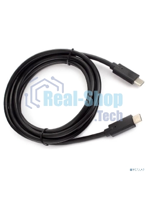 Кабель для зарядки ExeGate EX-CCP-USBC-CMCM-1M (USB Type-Cm/Cm, 3A, 60W, 1м)