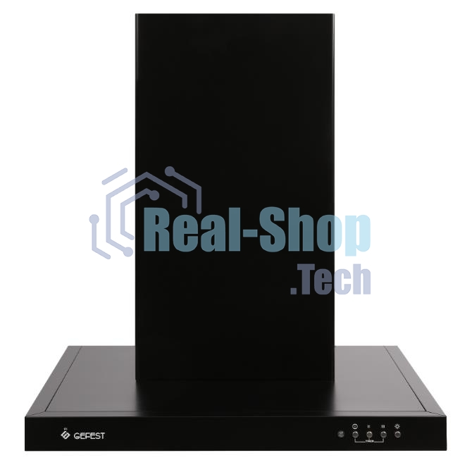 Вытяжка каминная Gefest ВО 3606 Р23 черный, 60 см, 550 куб. м/ч, 76 дБ