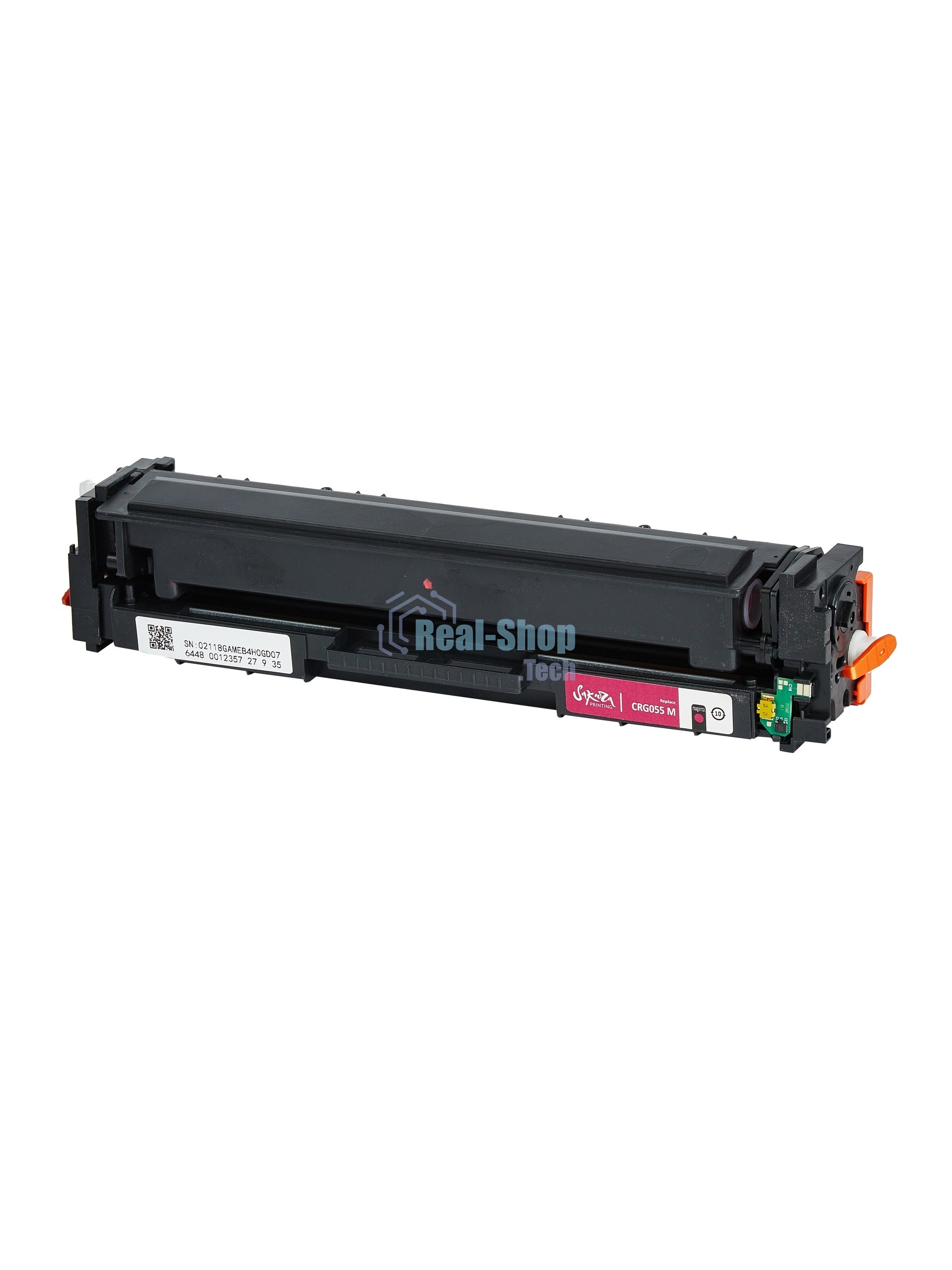 Картридж лазерный Sakura 055M (3014C002) для Canon LBP664Cx/LBP663Cdw/MF746Cx/MF744Cdw/MF742Cdw, пурпурный, 2100 к. (чип без счетчика копий)
