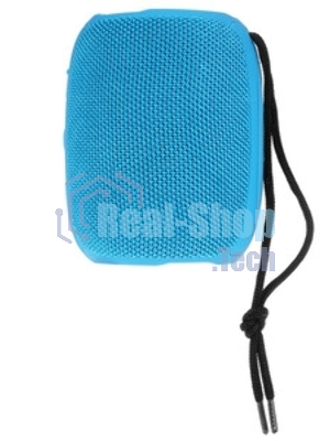 Колонка беспроводная QUMO BatteryBeats BT5.0 5Вт IP64 FM SD USB AUX подсветка 1500мА·ч синий